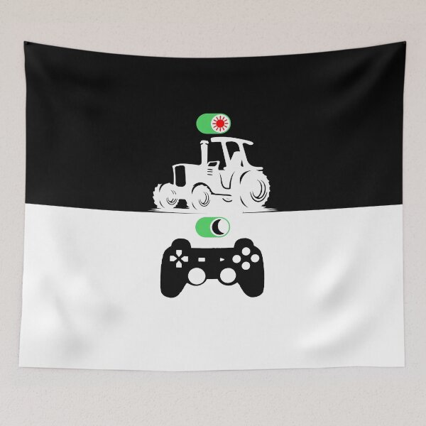 Item preview, Farmer By Day Gamer By Night - Simple Design designed and sold by FridPix.