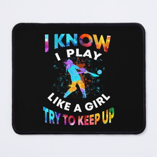 Item preview, Like A Girl Try To Keep Up Watercolor Sport Cricket designed and sold by Anderson456.