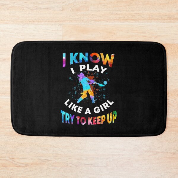 Item preview, Like A Girl Try To Keep Up Watercolor Sport Cricket designed and sold by Anderson456.