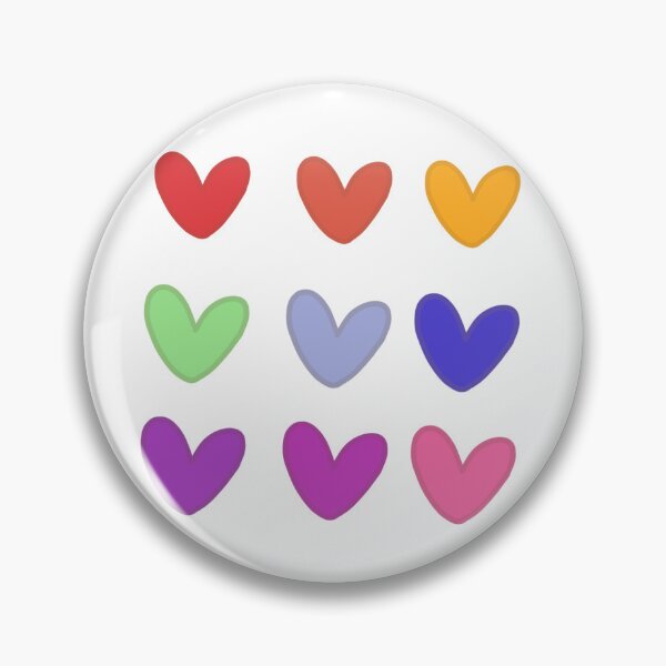 Item preview, rainbow hearts designed and sold by ltbenedict21.