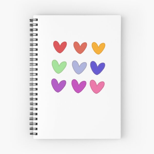 Item preview, rainbow hearts designed and sold by ltbenedict21.