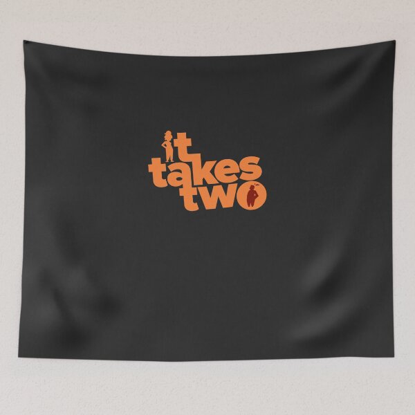 Item preview, It Takes Two Logo Classic T-Shirt designed and sold by MarcWussow.