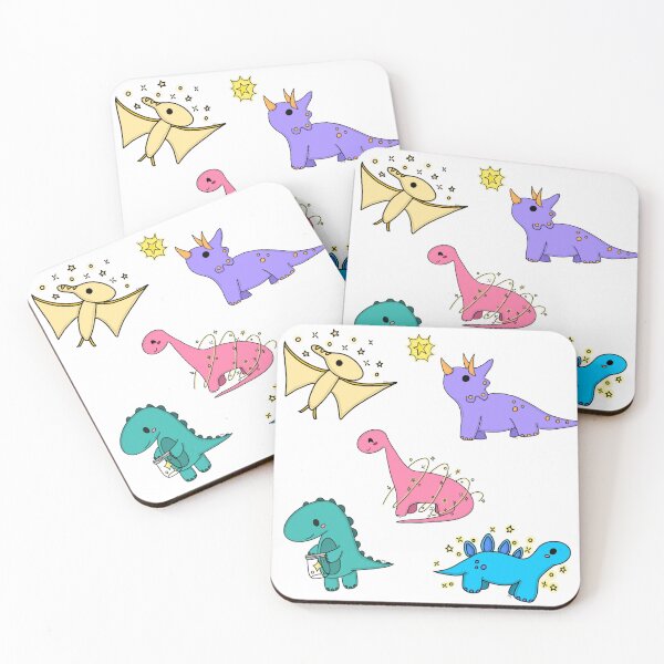 Item preview, Dinosaurs with Stars designed and sold by ollynbobby.
