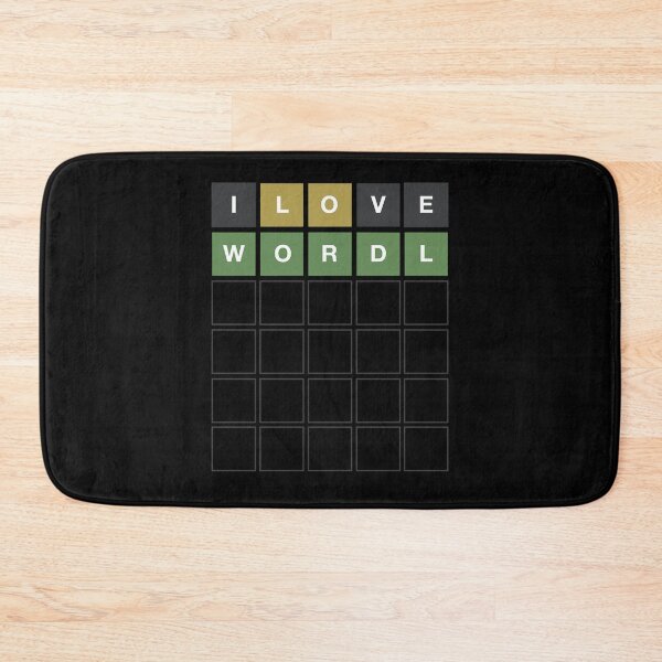 Item preview, I Love Wordl - Wordle Grid Design Classic designed and sold by deettanickol.