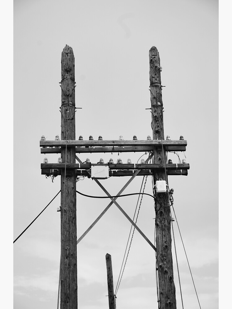 "Power poles" Sticker for Sale by SamThomas Redbubble