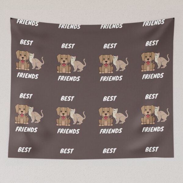 Item preview, Best friends cat and dog designed and sold by Yerral.