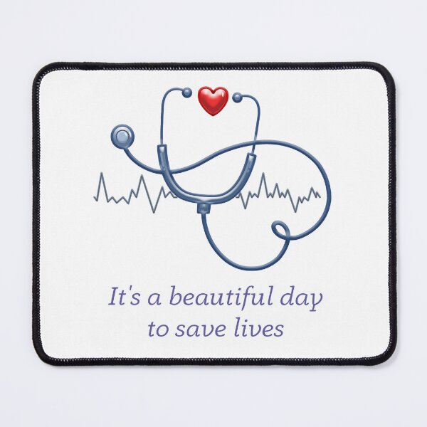 Item preview, It Is A Beautiful Day To Save Lives, I Am A Nurse, Nurse Quotes, Nurse Educator designed and sold by Ildar012.
