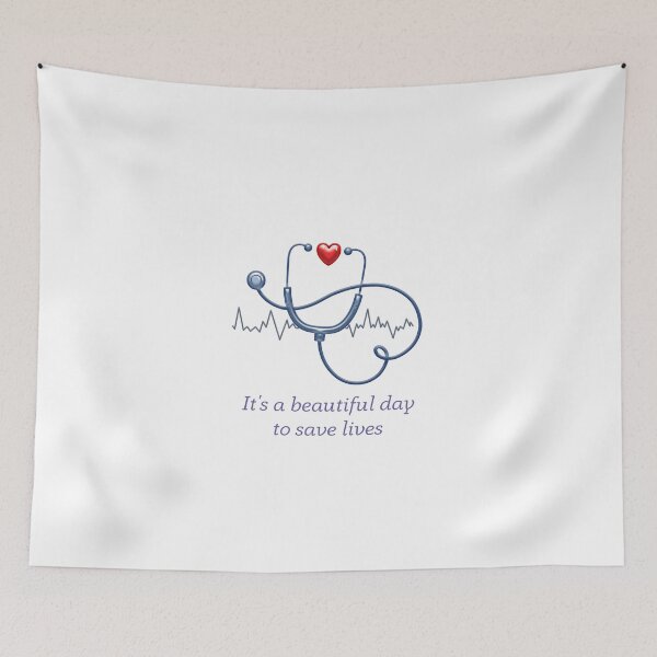 Item preview, It Is A Beautiful Day To Save Lives, I Am A Nurse, Nurse Quotes, Nurse Educator designed and sold by Ildar012.