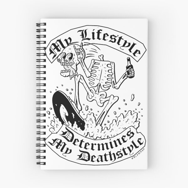 Item preview, My Lifestyle Determines My Deathstyle designed and sold by wolfmaskart.