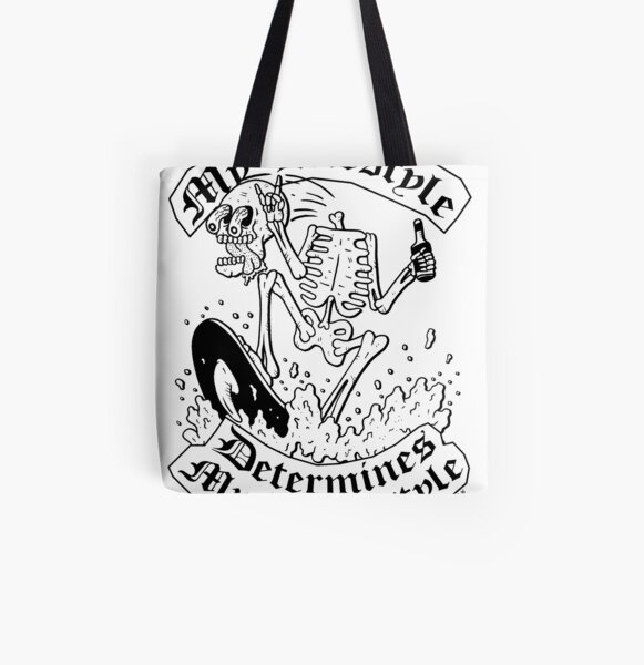 My Lifestyle Determines My Deathstyle All Over Print Tote Bag