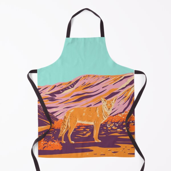 Item preview, Coyote in Death Valley National Park in the California Nevada Border WPA Poster Art designed and sold by patrimonio.