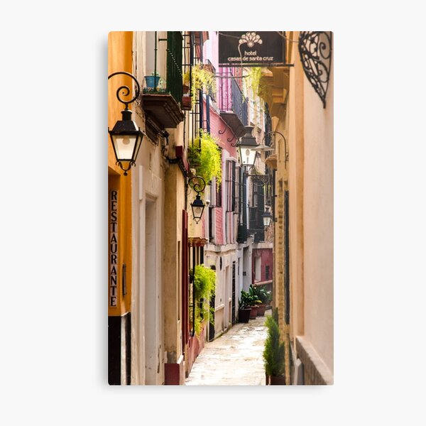 Streets of Seville Metal Print