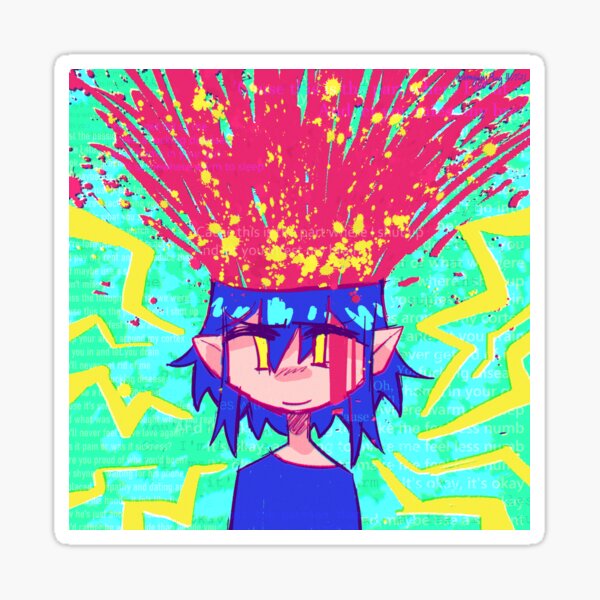 oh boy Sticker