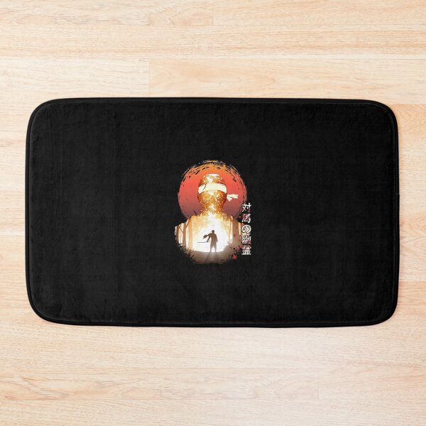 Item preview, Tsushima Warrior Throw Blanket designed and sold by LidiagRinaldi.