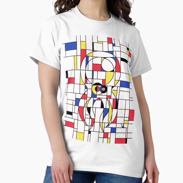 Octopiet Mondrian T-shirt classique