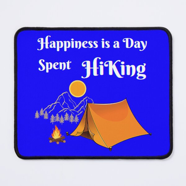 Item preview, HAPPINESS IS A DAY SPENT HIKING. designed and sold by Teetawatshop.
