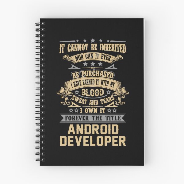 Item preview, Android Developer T Shirt - Forever The Title Job Gift Item Tee designed and sold by celiagomez456.