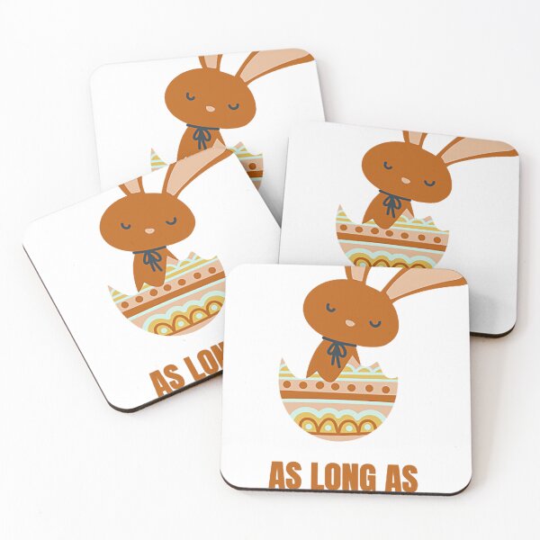 Item preview, Easter Rabbit As Long As There Is Chocolate, I'm In Funny Chocolate Lover Easter Gift  designed and sold by aMe4la90.
