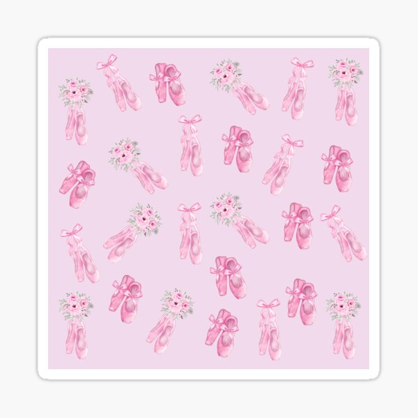 "Ballet Shoes" Sticker for Sale by Mickii Redbubble