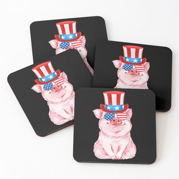 Item preview, Patriotic Pig designed and sold by tranhungtdu.