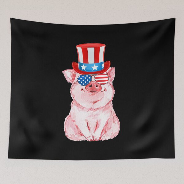 Item preview, Patriotic Pig designed and sold by tranhungtdu.