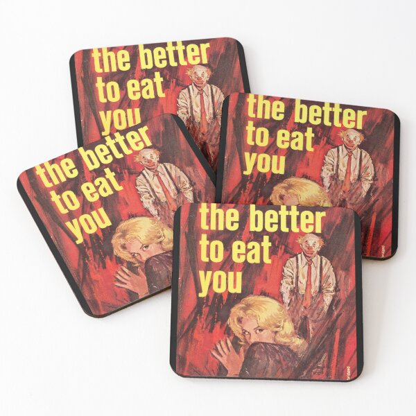 Item preview, The Better to Eat You - Pulp Fiction Horror Book Cover designed and sold by Pippin-cripple.
