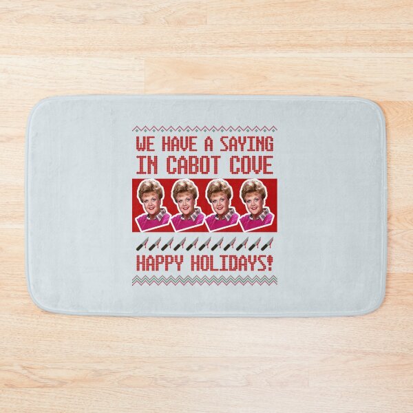 Artikelvorschau, Jessica Fletcher Christmas Sweater Design – Wir haben ein Sprichwort in Cabot Cove entworfen und verkauft von Nichollsart.