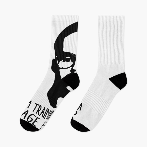 Item preview, Black and White Design I'm Training To Be A Cage Fighter designed and sold by CharlesOscar4.