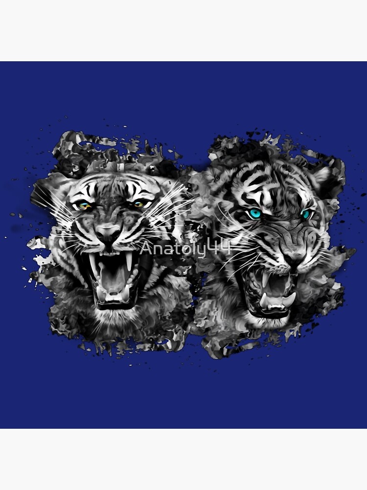 "White Bengal tiger" Poster for Sale by Anatoly44 | Redbubble