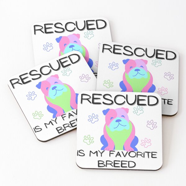 Item preview, Rescued is my favorite breed designed and sold by Vicsdesignsart.