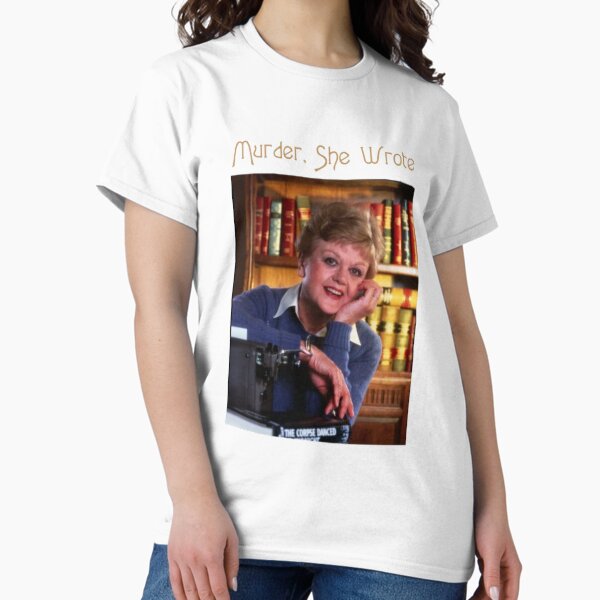 Vista previa del artículo con la obra «asesinato vintage ella escribió amor jessica fletcher», diseñado y vendido por Nichollsart.