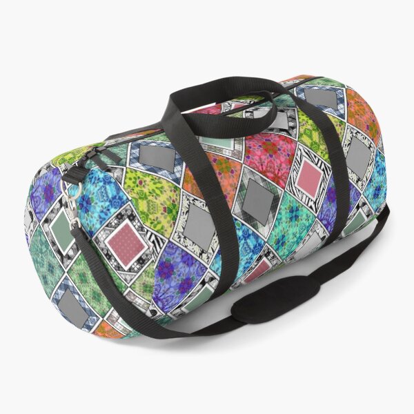 Item preview, Multicolored rustic patchwork patchwork designed and sold by fuzzyfox.