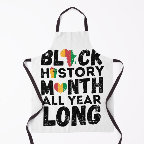 Aperçu de l'œuvre Black History Month All Year Long 24/7/365 Black Pride Colors African American Civil Rights créée et vendue par BodMobTees.