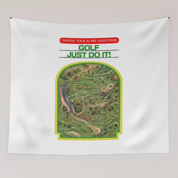 Item preview, Golf Just Play It AI Generated Art designed and sold by patricklevar.
