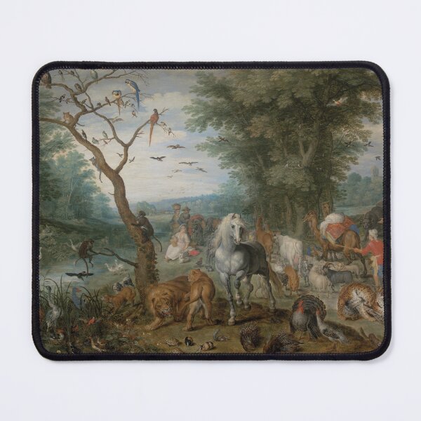 Item preview, Noah's Ark Animals Art Painting designed and sold by softbluehum.