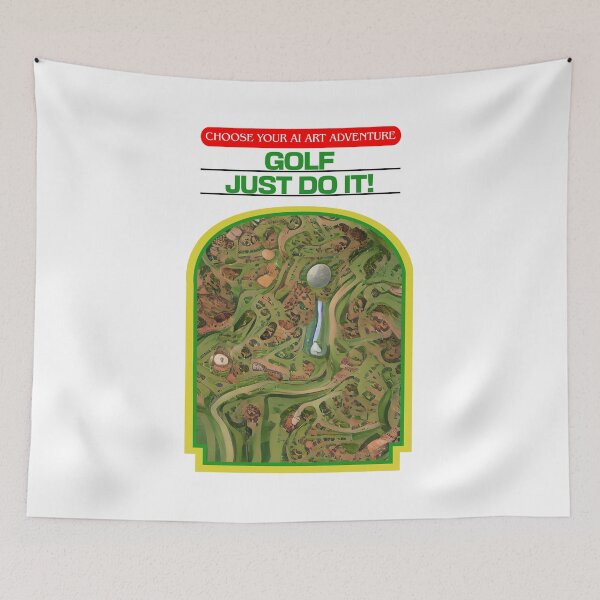 Item preview, Golf Just Play It AI Generated Art designed and sold by patricklevar.