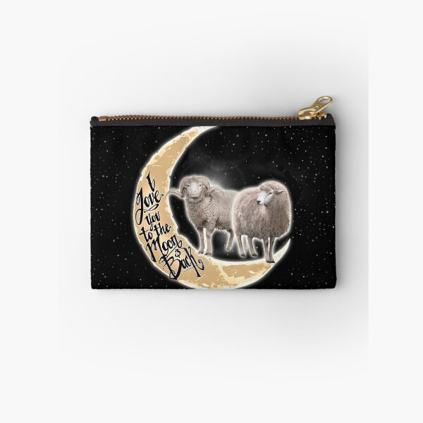 Item preview, Love You To The Moon And Back Sheep Black Galaxy designed and sold by MobertsonArt.