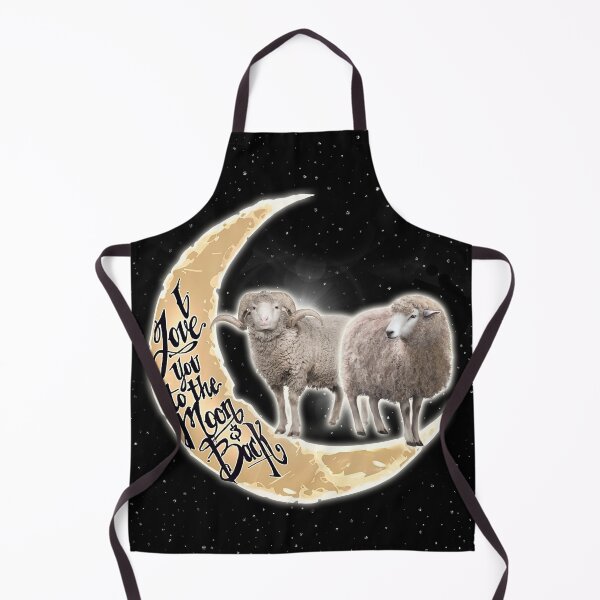 Item preview, Love You To The Moon And Back Sheep Black Galaxy designed and sold by MobertsonArt.