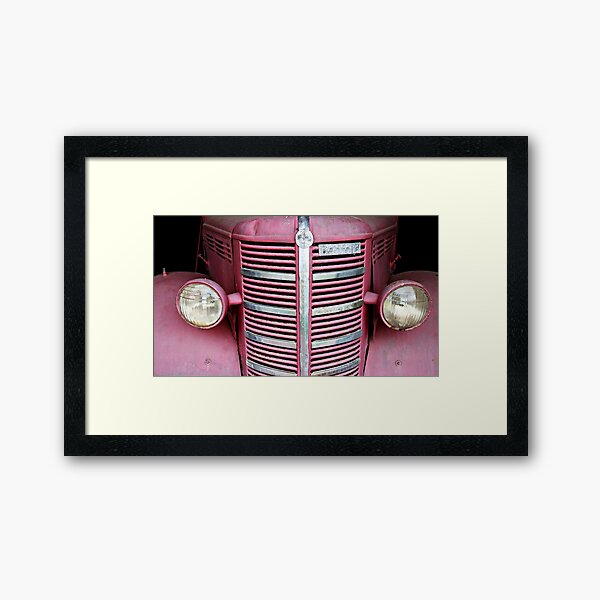 Old Red (Bedford Truck) Framed Art Print