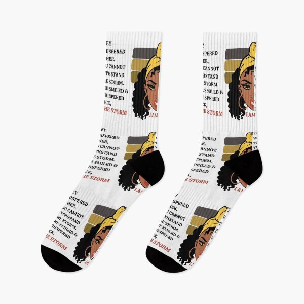 Item preview, I am the storm, Empowering quote about strength to celebrate unstoppable warrior queens everywhere designed and sold by Auntieck.
