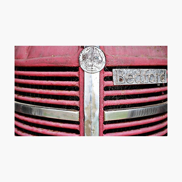 Red Grill (Bedford Truck) Photographic Print