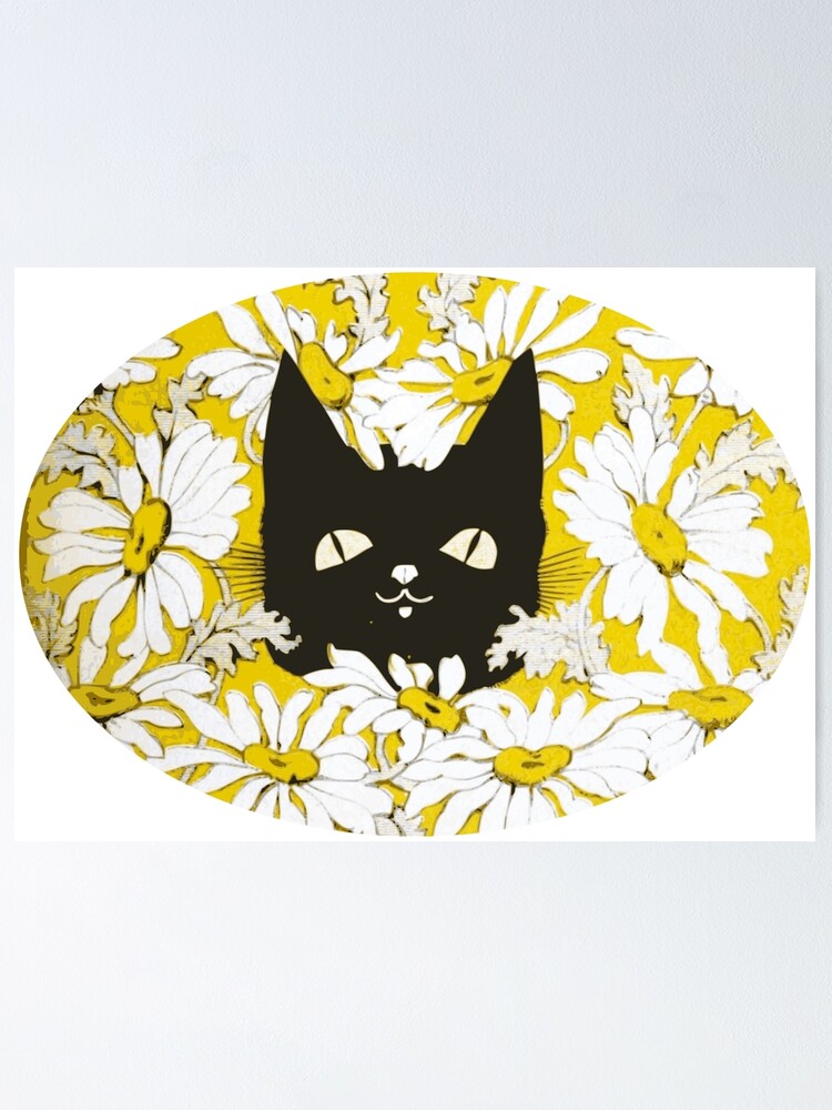 "You Are My Sunshine Cat Sunflower Jelly Cat Sunflower" Poster by