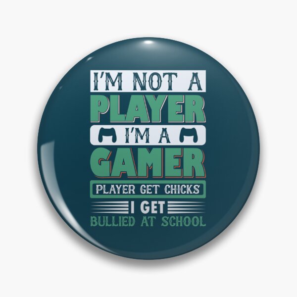 Item preview, im not a player im a gamer designed and sold by SweetlyOdd.