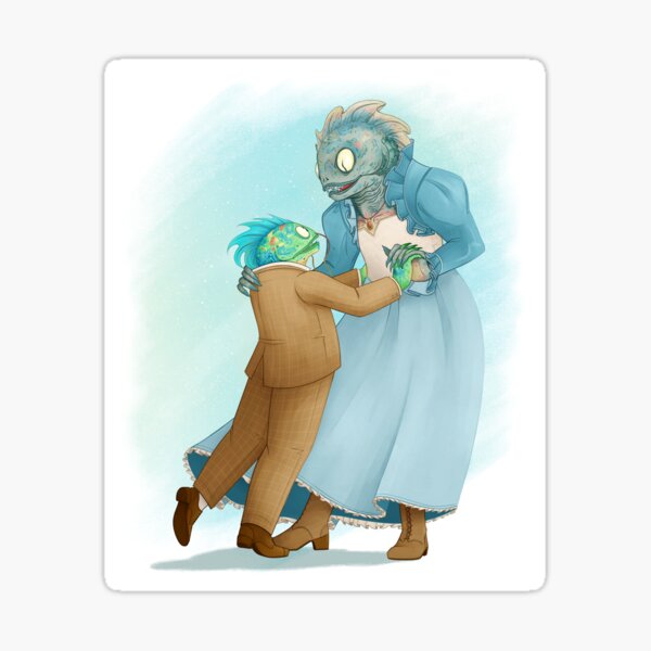 Fish Couple Sticker