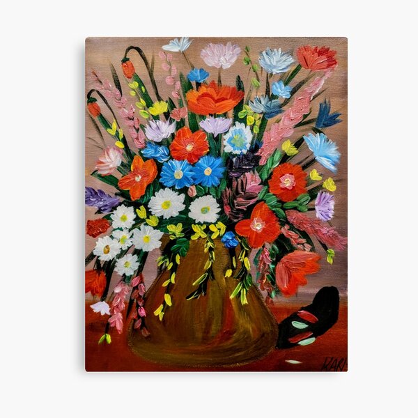 The joy of flowers in bloom Canvas Print