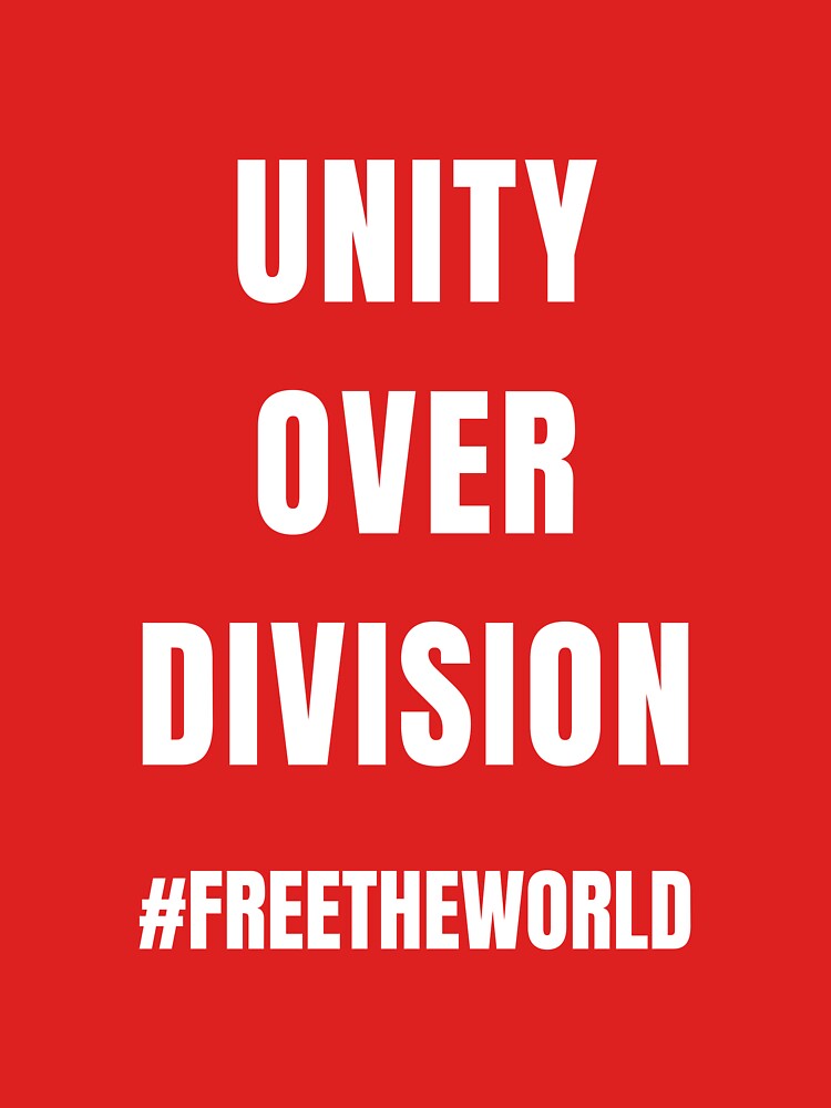 Thumbnail 7 of 7, Classic T-Shirt, Unity Over Division designed and sold by free-the-world.