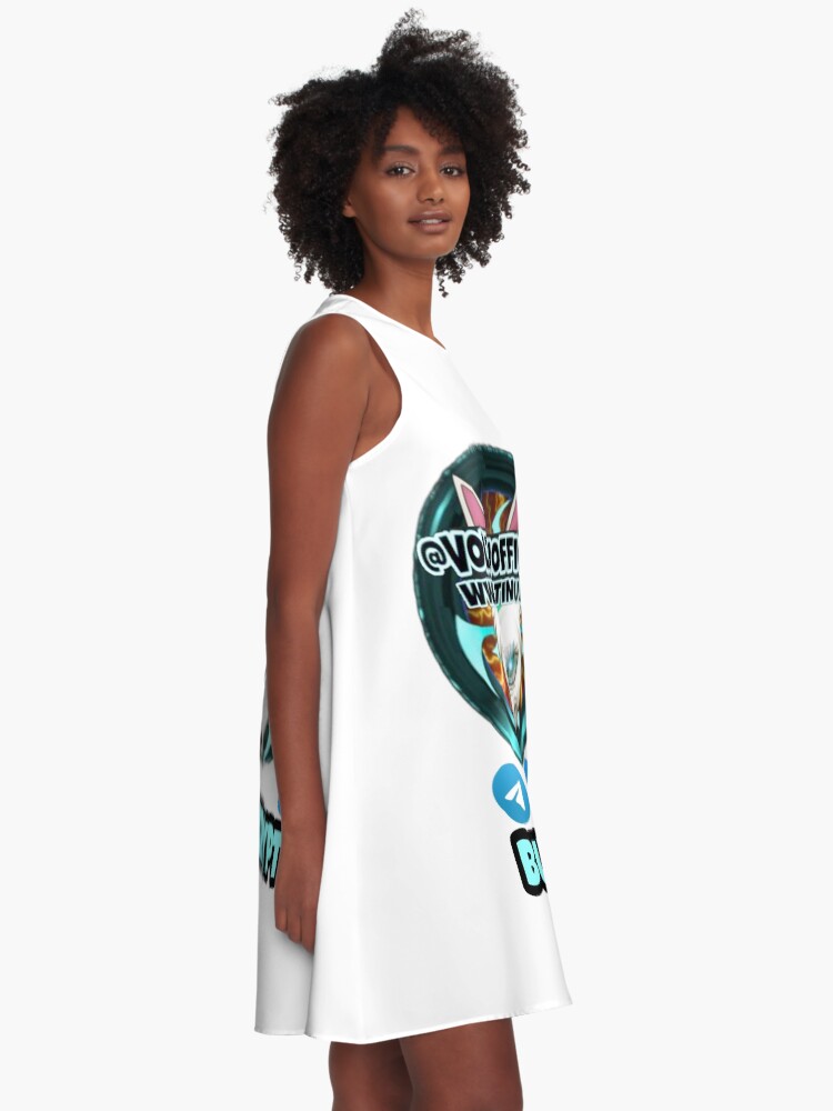 Thumbnail 2 of 4, A-Line Dress, Volt Inu Design designed and sold by Voltinu.