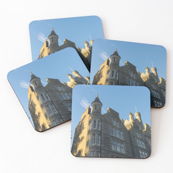 Item preview, Silver City Architecture - Castlegate Citadel in Aberdeen Highlighted by the Morning Sunshine designed and sold by Georgia Mizuleva.