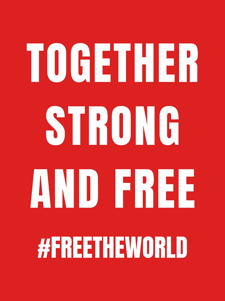 Thumbnail 7 of 7, Classic T-Shirt, Together Strong And Free designed and sold by free-the-world.