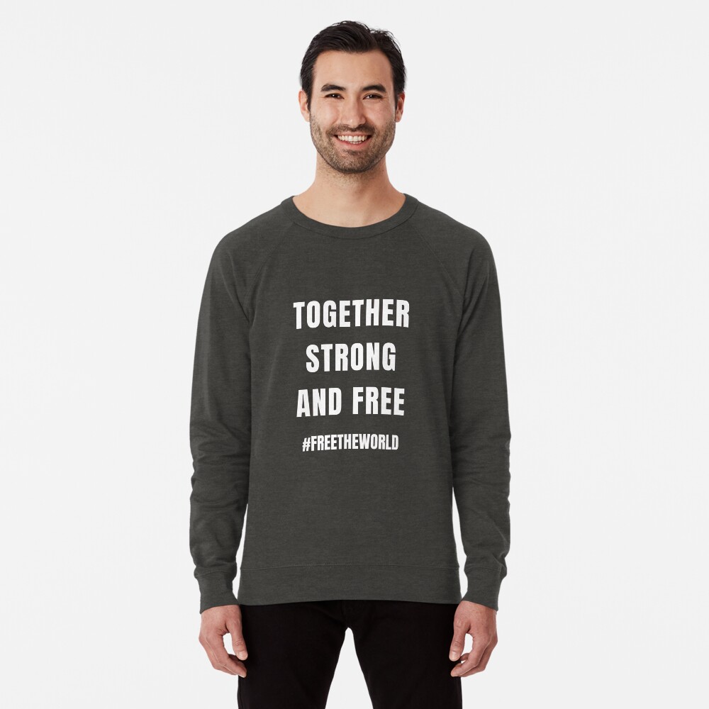 Item preview, Lightweight Sweatshirt designed and sold by free-the-world.